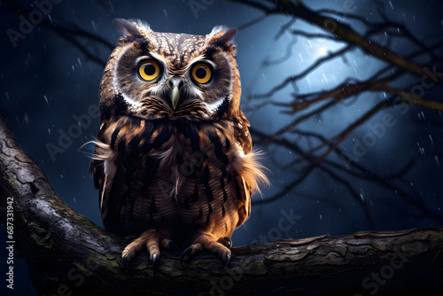 owl in the night © Alexis