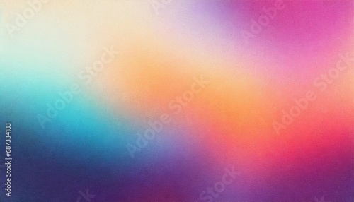 abstract blurred grainy gradient background colorful digital grain soft noise effect pattern lo fi multicolor vintage retro vhs glitch texture photo