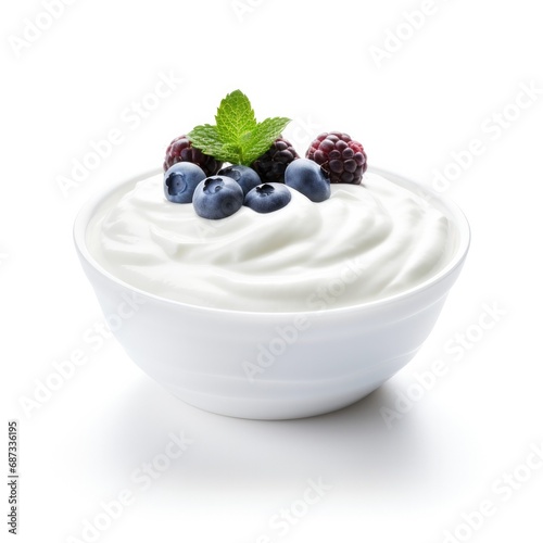 A Bowl of Blueberry Yogurt ...