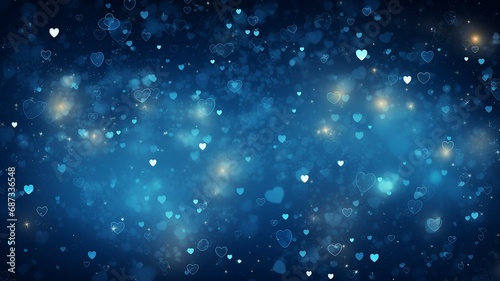 Starry Night and Constellations of Love Background