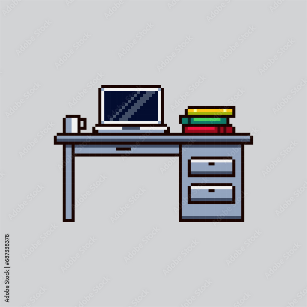 Pixel art illustration Work Desk. Pixelated Work Desk. Home office Work Desk
pixelated for the pixel art game and icon for website and video game. old school retro. Pixel art illustration Work Desk. Pixelated Work Desk. Home office Work Desk
pixelated for the pixel art game and icon for website and video game. old school retro.