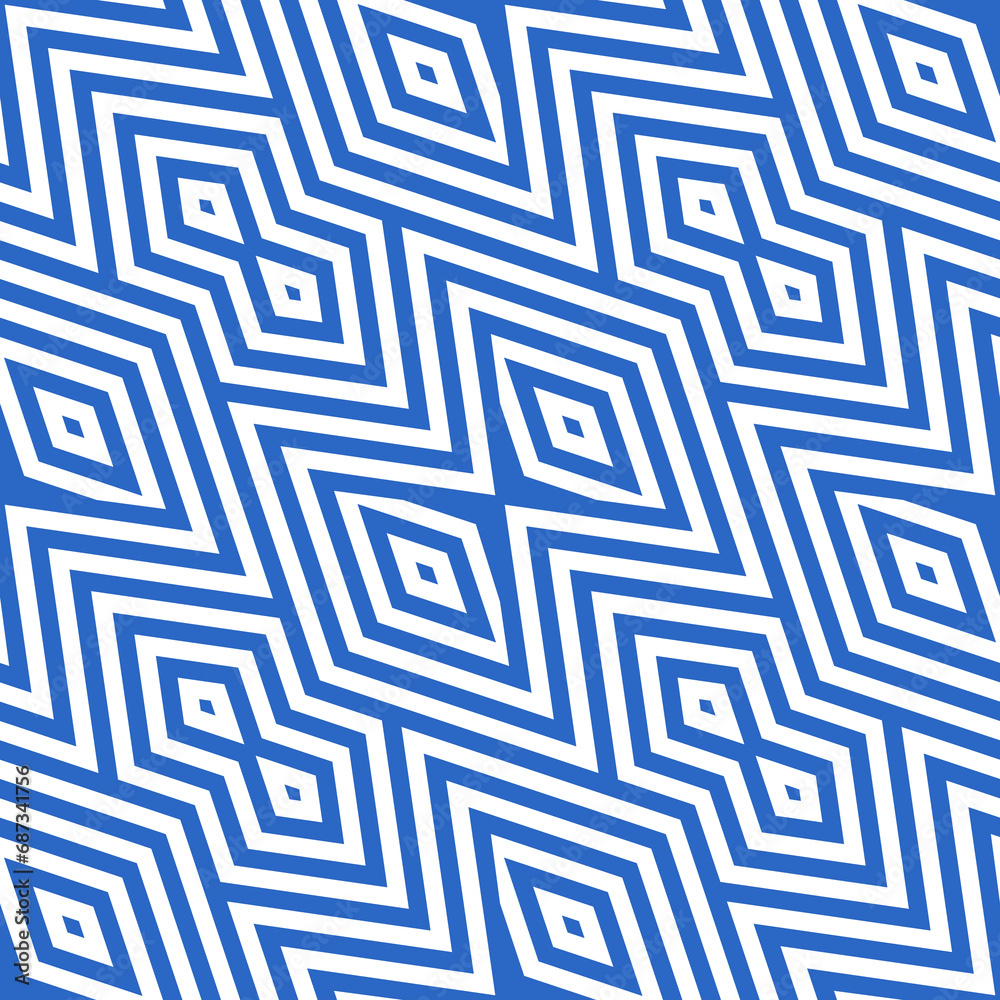 Seamless geometrical pattern. Rhombuses ornament. Diamonds backdrop. Tiles wallpaper. Ethnic motif. Geometric background. Digital paper. Tribal textile print. Web design. Abstract image Seamless geometrical pattern. Rhombuses ornament. Diamonds backdrop. Tiles wallpaper. Ethnic motif. Geometric background. Digital paper. Tribal textile print. Web design. Abstract image