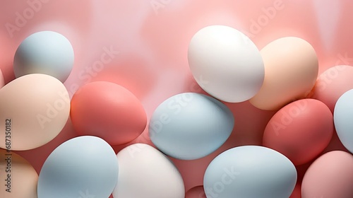 Abstract Pastels Easter Background