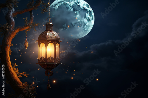 Flying Lamp With Moonlight