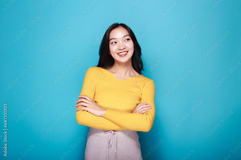 half body photo of nice positive lady crossed arms posing empty space ad isolated, Portrait of a friendly young woman smiling happily, Portrait of a beautiful young woman in a light blue background, half body photo of nice positive lady crossed arms posing empty space ad isolated, Portrait of a friendly young woman smiling happily, Portrait of a beautiful young woman in a light blue background,