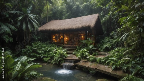 Jungle House Bacground Very Cool