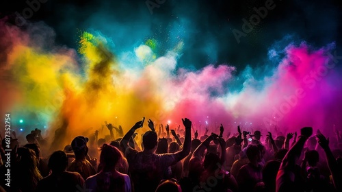 Holi Festival's Colorful Spectacle