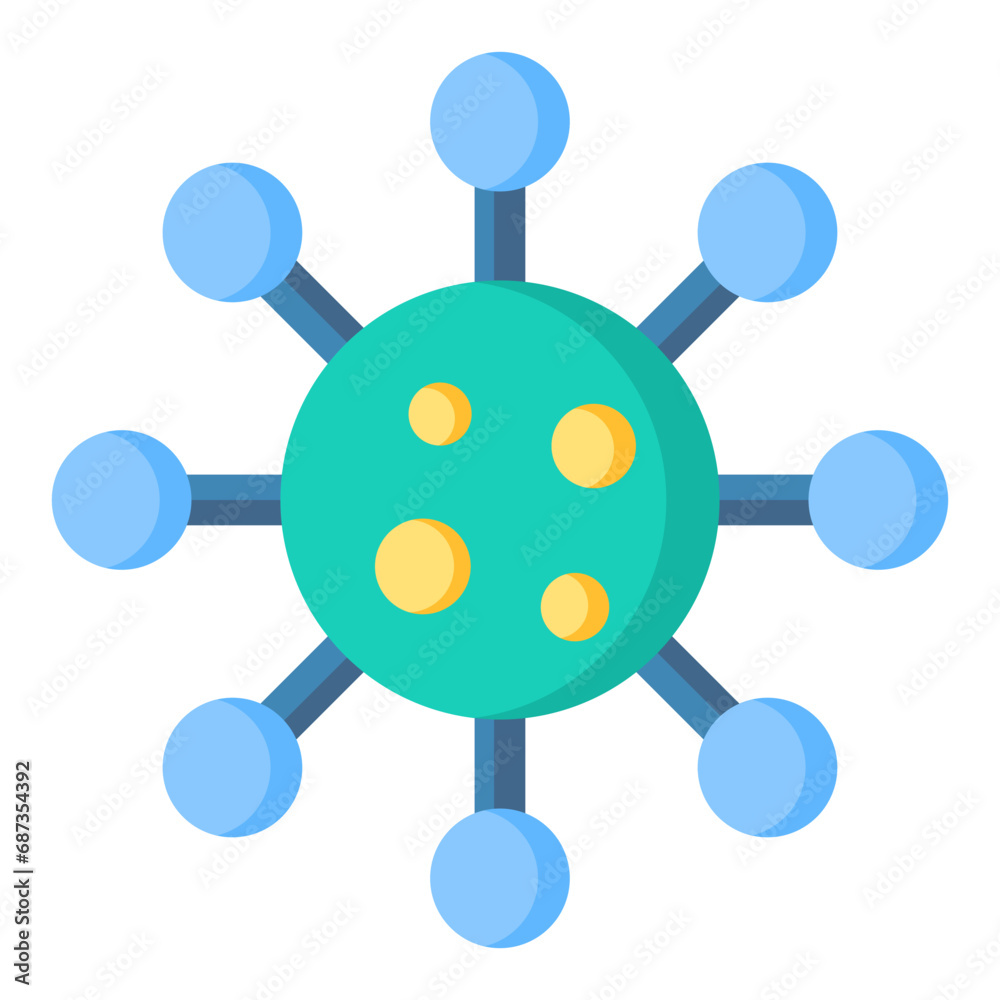Microscopic Contaminants Icon Microscopic Contaminants Icon