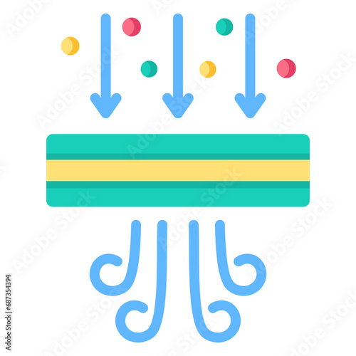 Particle Filtration Icon