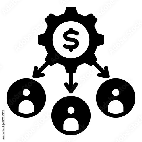 Resource Allocation Icon
