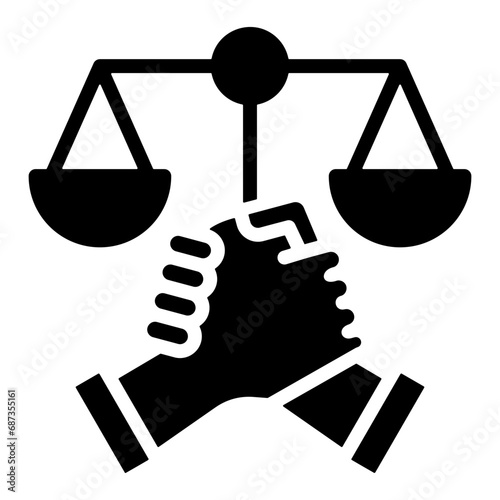 Conflict Resolution Strategies Icon