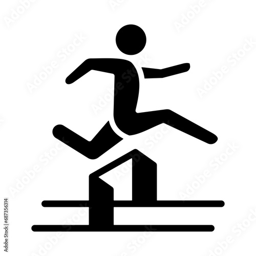 Obstacle Jump Icon