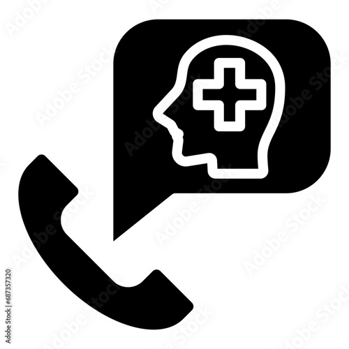 Mental Health Helpline Icon