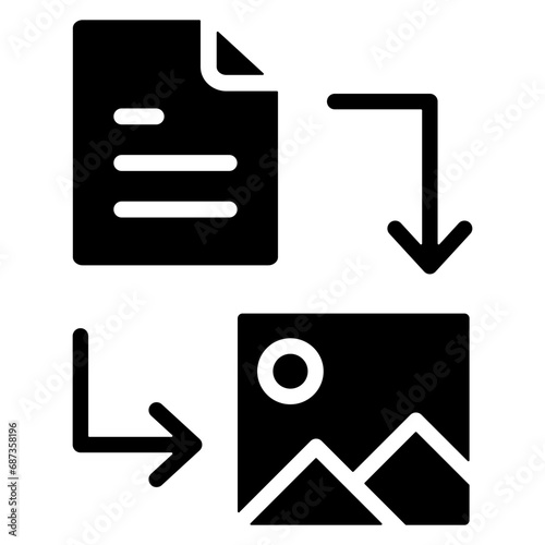 Text To Image Icon