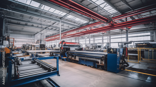 Industrial Innovation: A Factory Equipped with CNC Automation, Pallet Systems, Arc Welding Machines.