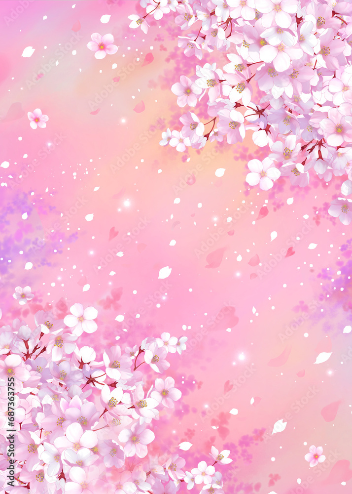 桜の背景素材 桜吹雪 お花見 入学 卒業 入園 卒園 入社 ひな祭り 雛祭り 縦長 桜の背景素材 桜吹雪 お花見 入学 卒業 入園 卒園 入社 ひな祭り 雛祭り 縦長