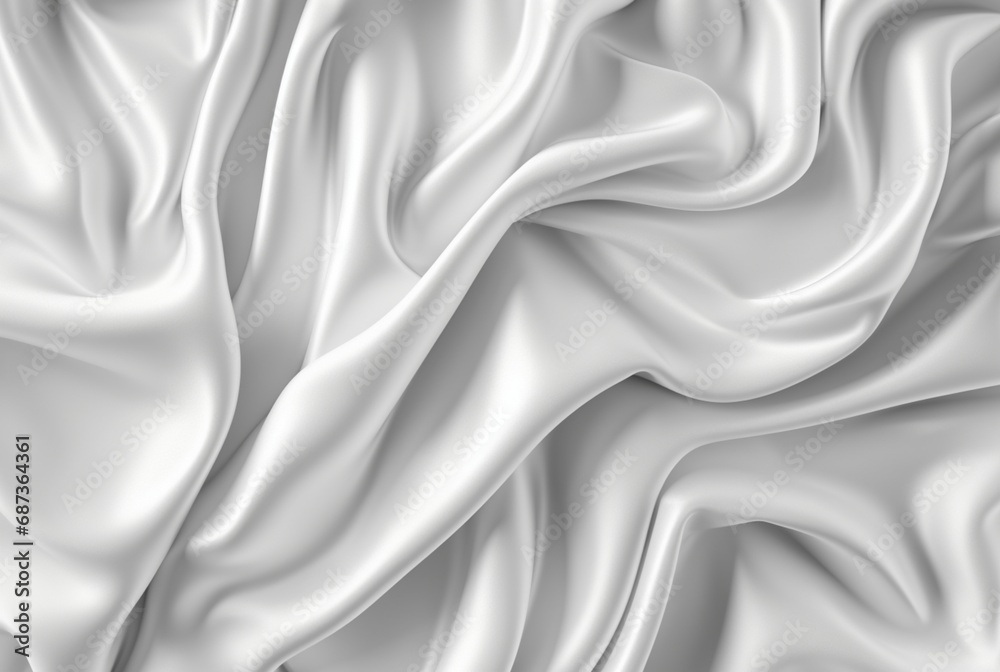 white fabric texture background for business card,banner,product display. generative ai white fabric texture background for business card,banner,product display. generative ai