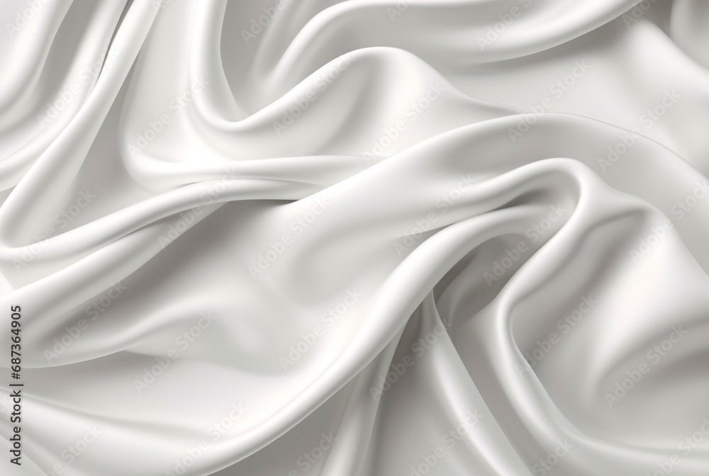 white fabric texture background for business card,banner,product display. generative ai white fabric texture background for business card,banner,product display. generative ai