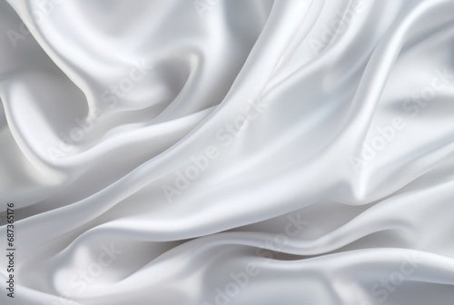 white fabric texture background for business card,banner,product display. generative ai