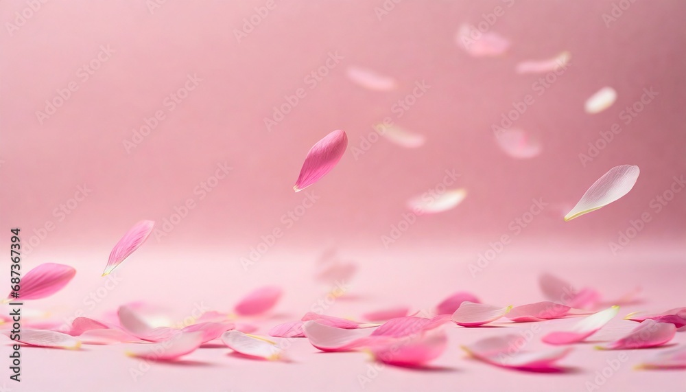 Bright and beautiful petals dance Bright and beautiful petals dance
