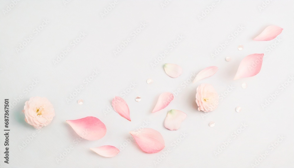 Bright and beautiful petals dance Bright and beautiful petals dance