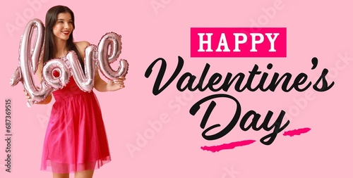 Greeting banner for Valenti...