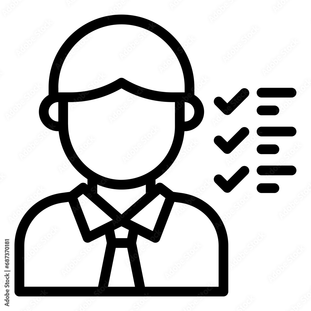 Skills of worker employee icon Skills of worker employee icon