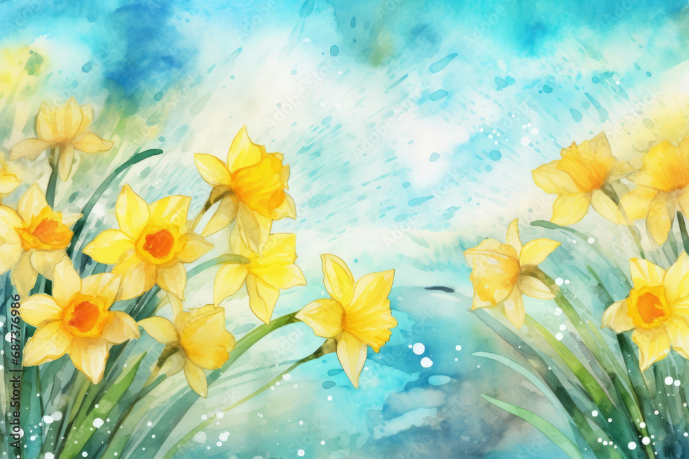 Plant floral spring background summer yellow blossom green flowers nature beauty Plant floral spring background summer yellow blossom green flowers nature beauty