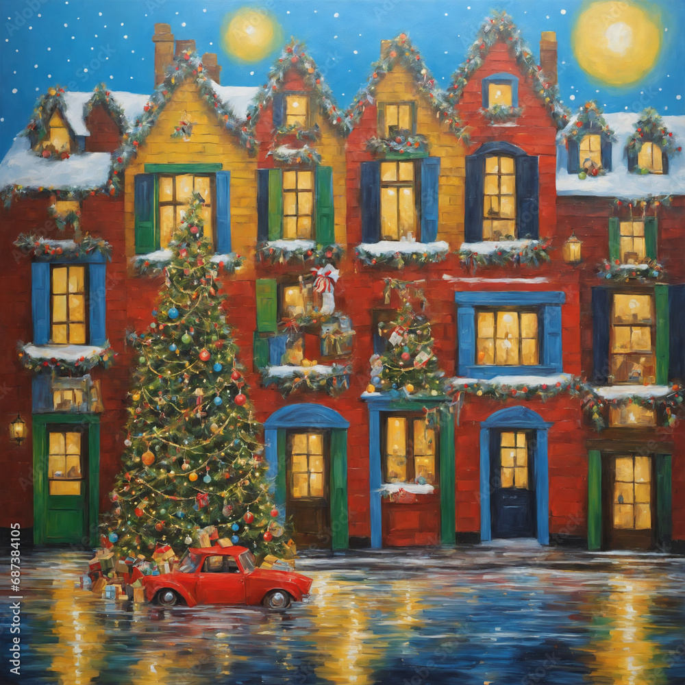 Christmas Eve Painting