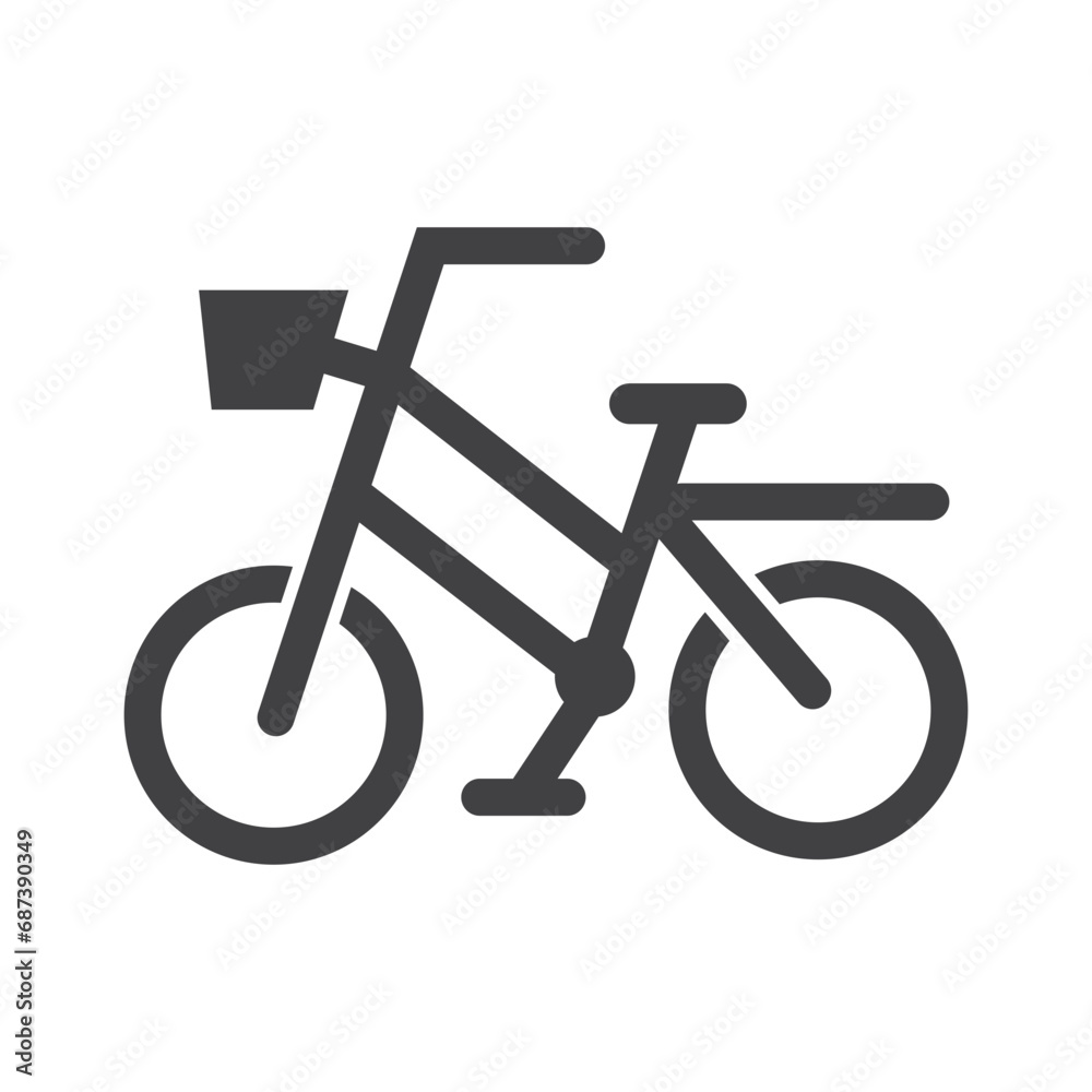 Classic mens town, road bike silhouette, detailed vector illustration
Classic mens town, road bike silhouette, detailed vector illustration