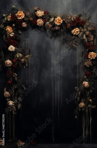 Canvas Blooms Collection: Digital Backdrops, Maternity & Studio Overlays, Fine Art Textures, Photoshop Enhancements with Wall and Flower Accents.