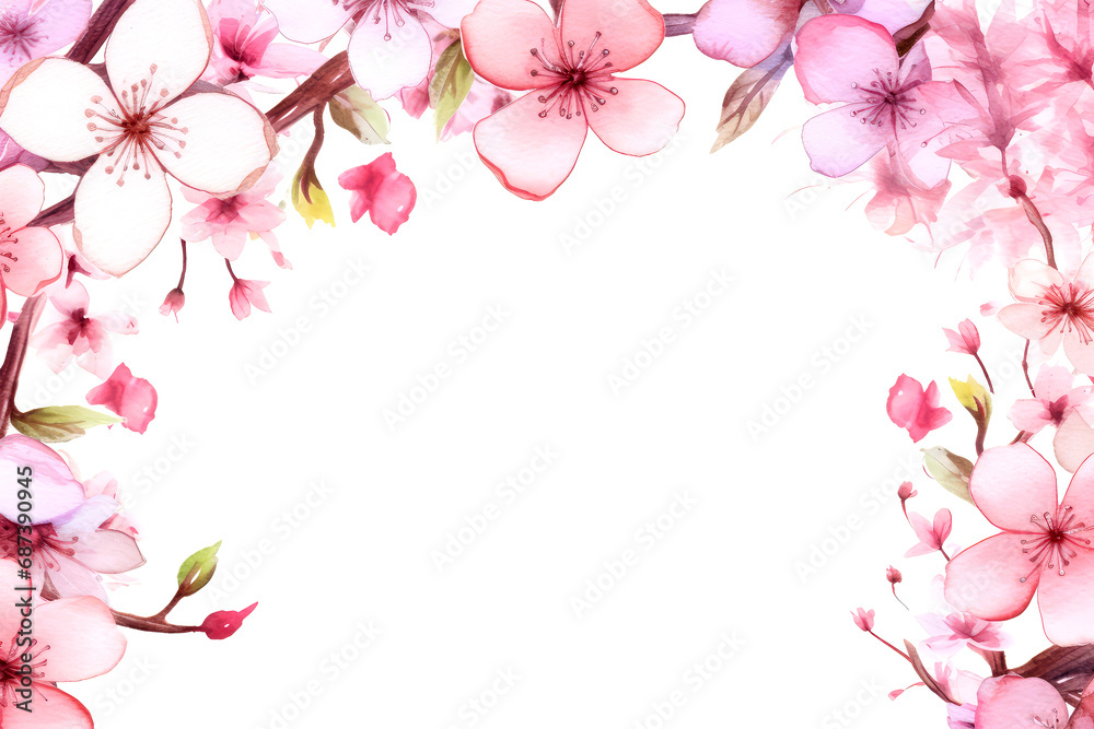 pink sakura on background pink sakura on background