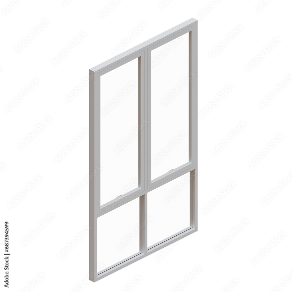 Window 3d Render Design Element Window 3d Render Design Element