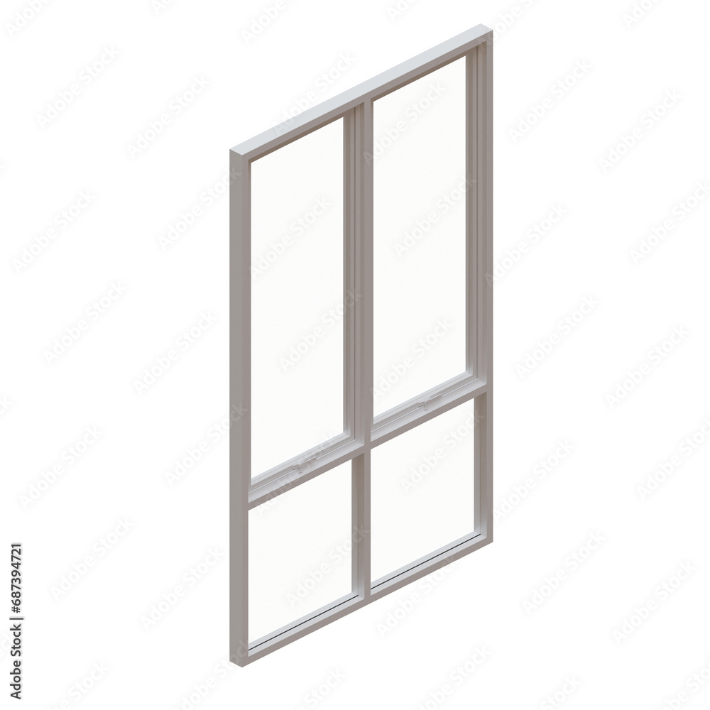 Window 3d Render Design Element Window 3d Render Design Element