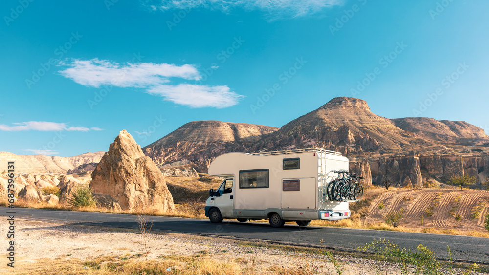 Motorhome adventure road trip in Cappadocia- Turkey