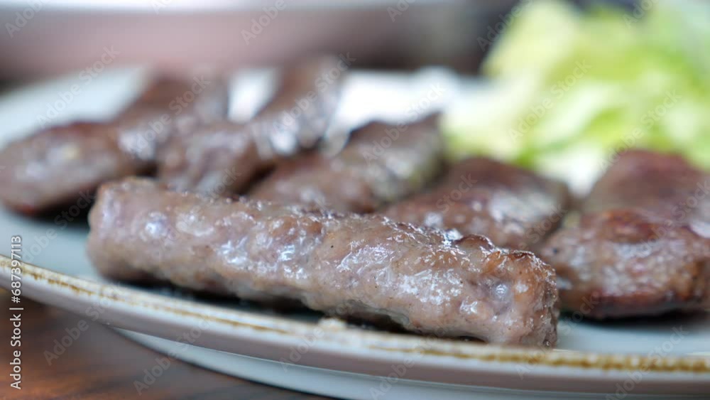 Traditional Turkish Cuisine Meatball Akhisar Kofte Traditional Turkish Cuisine Meatball Akhisar Kofte