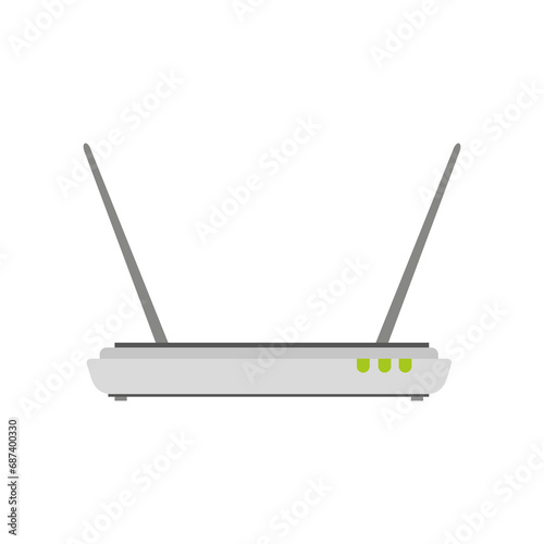 a dsl modem cartoon. broadband ethernet, lan net, wifi speed a dsl modem sign. isolated symbol 