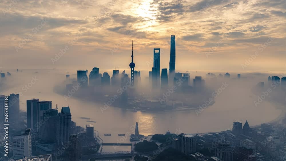custom made wallpaper toronto digitalAerial photography of Shanghai city scenery