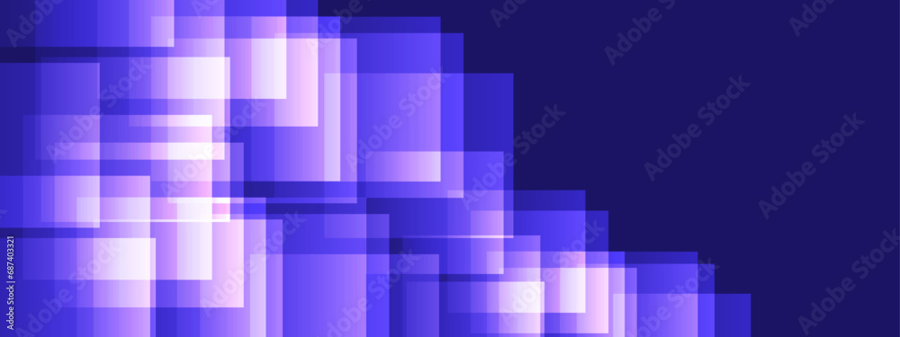 Purple glow geometric background as stage with crossed lines in soft light gradient. Vector illustration.