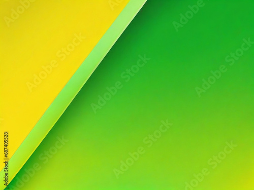Green and yellow background with a green background. Created using generative AI tools
