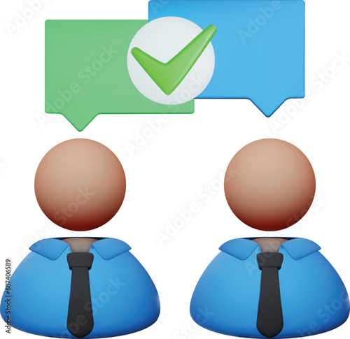 3d Customer Engagement Icon