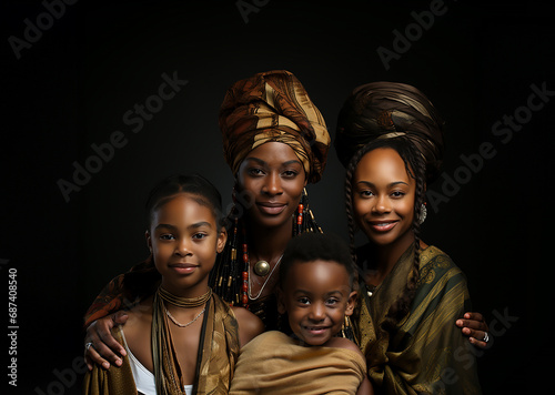 Black lesbian family  © zenzali