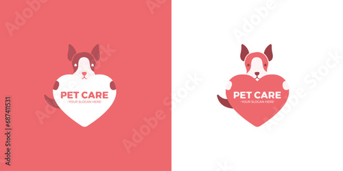Pet Care and Love Clinic Artwork Logo
