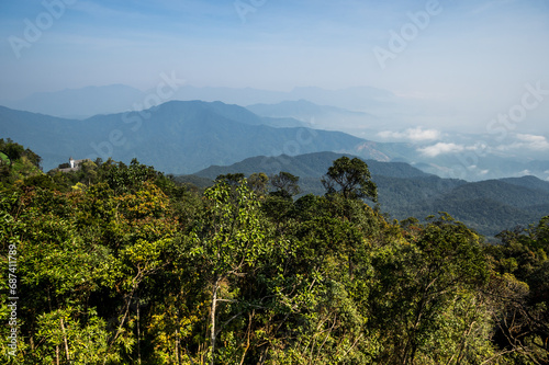 View of the Truong Son Mountains photo