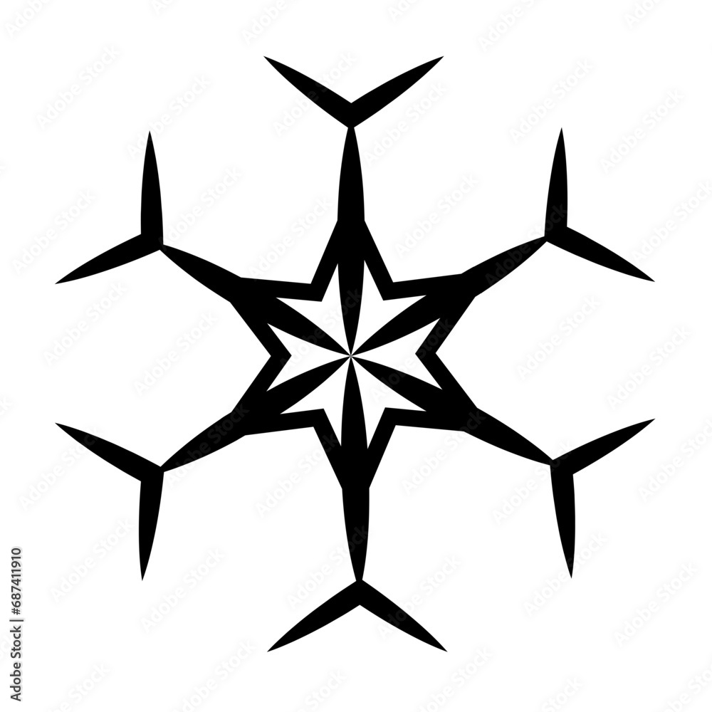 Obraz premium snow icon