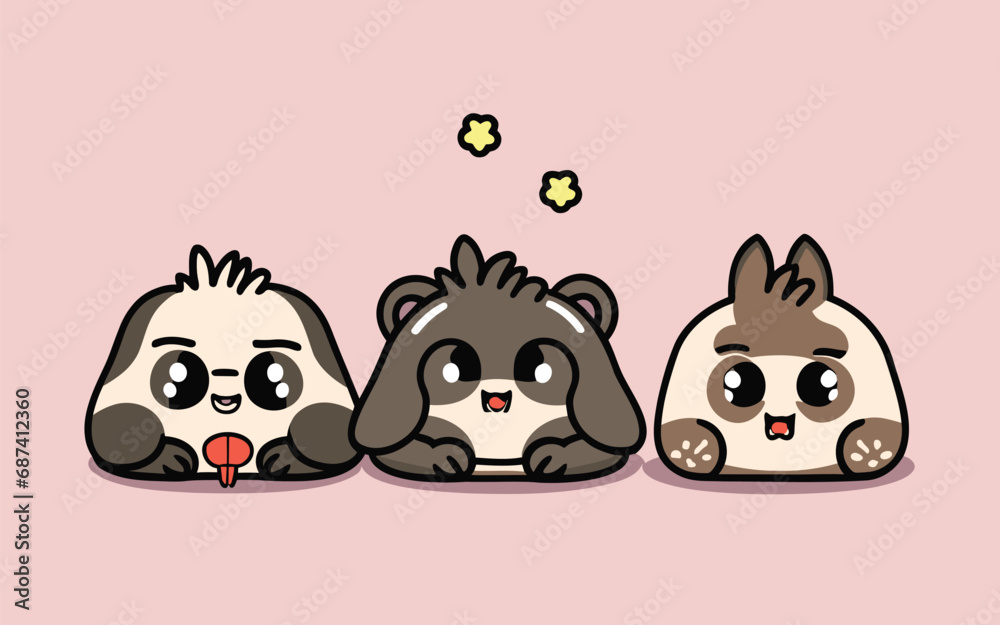 Fototapeta premium cartoon monster