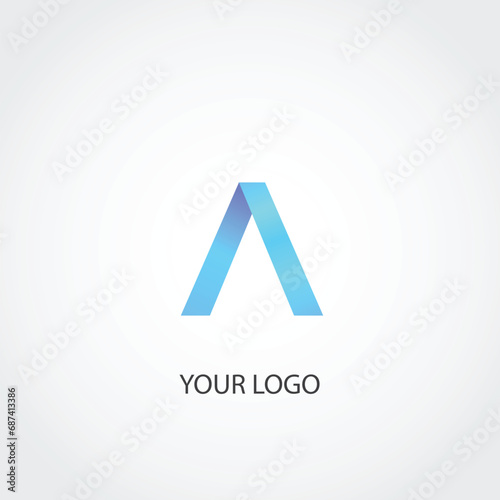 simple letter a logo