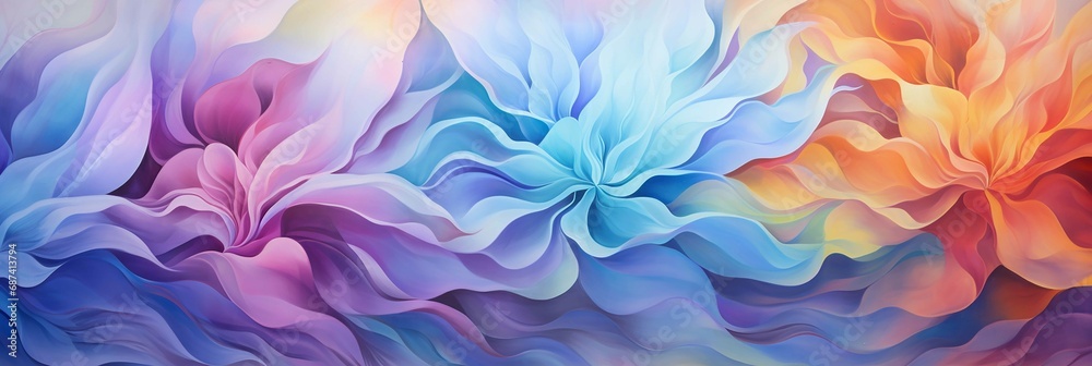 abstract floral wallpaper floral background, in the style of colorful fantasy realism, realistic color palette, mesmerizing colorscapes, ethereal abstraction, vibrant tones, soft gradients, abstract floral wallpaper floral background, in the style of colorful fantasy realism, realistic color palette, mesmerizing colorscapes, ethereal abstraction, vibrant tones, soft gradients,