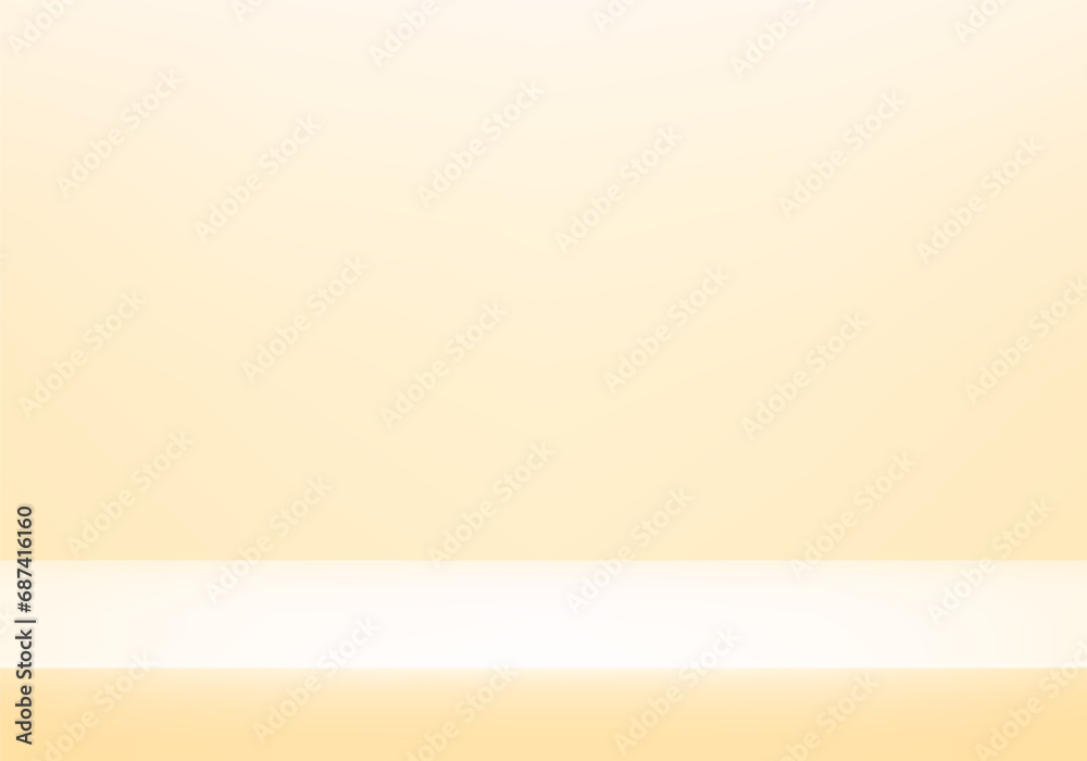 Abstract cream 3D background. Room in the 3d. Minimal wall scene for mockup product display. Vector illustration. Abstract cream 3D background. Room in the 3d. Minimal wall scene for mockup product display. Vector illustration.