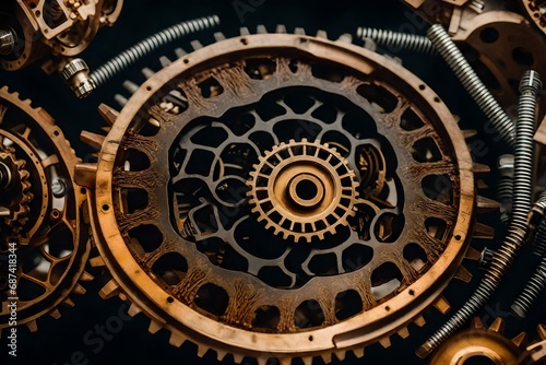 gears and cogs  Generated Ai